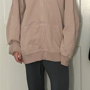 SKIMS Cream/ pink Hoodie BRAND NEW